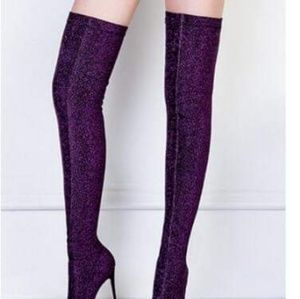 Winter thigh boots